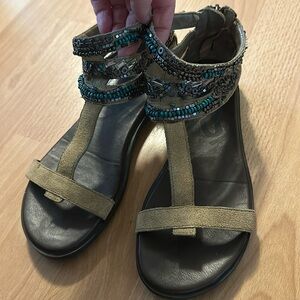 Free People beaded sandals